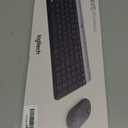 Logitech MK470 Slim Wireless Keyboard and Mouse Combo - Modern Compact Layout, Ultra Quiet, 2.4 GHz USB Receiver, Plug n' Play Connectivity, Compatible with Windows - Graphite