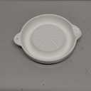 1 Pack Advanced Ceramic Grater Plate for Ginger, Garlic, Onion, Cheese, Lemon, Chocolate, Vegetables and Fruits in Kitchen, White, 6 Inches