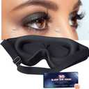 Eye Mask for Lash Extensions, Sleep Mask for Lash Extensions for Women Men, Zero Eye Pressure 3D Contoured Lash Extension Sleep Mask, Lash Protector Breathable Soft Shade Cover for Travel Yoga Nap