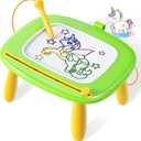 Seimome Toddlers Toys Ages 1-3, Magnetic Drawing Board, Doodle Board Pad Learning and Educational Toys for 18 Months Baby 1-3 Yr Kids Birthday Gifts - Green