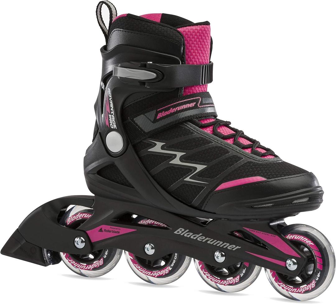 Bladerunner by Rollerblade Advantage Pro XT Women's Adult Fitness Inline Skate (Black/Pink) 9