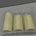 4 Packs Flameless Candles, Battery Operated Candles with Remote, Plastic LED Flickering Candles, Pillar Candles for Home Wedding Party Halloween Christmas D3 xH6 (Ivory)