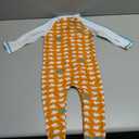 SwimZip Boys' Long-Sleeve UPF 50+ Swimsuit for Baby, Toddler, & Little Boys (18-24 Months, Orange Dino)