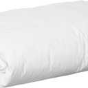 National Allergy Premium 100% Cotton Duvet Comforter Protector - Twin Size - 66" x 86" - White - Breathable 300 Thread Count Hypoallergenic Cover - Zippered Encasement - Bedding Linen