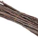 PATIKIL 36 Pcs 30cm Wood Log Sticks, Natural Wood Craft Sticks, Dried Wood Sticks Wooden Branches for DIY Crafts Accessory Decor Photo Props, Brown