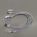 Car Carplay Cable for iPhone 17 16 15, 2-Pack 3.3FT 60W USB C to USB C Cable And 2-Pack 3.3FT USB A to USB C Cable for iPhone 17 16 15for Galaxy S25, for iPad Pro/Air, for MacBook Pro/Air and More (White)