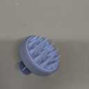 Shampoo Massager Brush, Silicone Scalp Cleanser and Head Scrubber Round Brush for Shower and Hair Care (Blue)