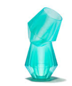 Wine2Go Diamond Silicone Wine Glasses 9oz