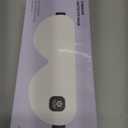 Heated Eye Mask - Cordless Eye Mask for Dry Eyes, Eye Relief, Improved Sleep, Washable Eye Heating pad for Travel and with Replaceable Shell (Black)