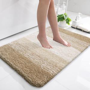 OLANLY Bathroom Rugs Mat 36x24, Extra Soft Absorbent Microfiber Bath Rugs, Rubber Backing, Quick Dry, Machine Washable Bath Mats for Bathroom Floor, Tub and Shower, Home Decor Accessories, Tan OLANLY Bathroom Rugs Mat 36x24, Extra Soft Absorbent Microfiber Bath Rugs, Rubber Backing, Quick Dry, Machine Washable Bath Mats for Bathroom Floor, Tub and Shower, Home Decor Accessories, Tan