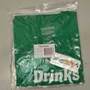 Tipsy Elves Mens St Patricks Day Shirt  Funny Irish Graphic T-Shirt, Green Clover St Patricks Tee (Green, L)