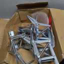 Metal Mole Trap with Spring-Loaded Mechanism, Mole Trap Killer, Mole Traps That Kill Best, 4-Pack Red Markers