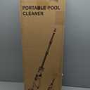 Starrybot 2026 Upgraded Cordless Pool Vacuum for Above Ground Pools, Dual Modes High-Flow/Strong-Suction, 19 GPM, 90 Mins Runtime, Handheld Pool Cleaner with Telescopic Pole, 3 Filter Bags