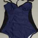 SUUKSESS Womens Tummy Control One Piece Swimsuit Sexy Crisscross Back Bathing Suit Size Medium