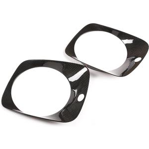 for Mercedes-Benz G-Class G63 W464 2019-2023 Car Styling Real Carbon Fiber Car Headlight Panel Frame Sticker Car External Accessories