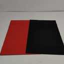 Okuna Outpost Card Playmat for Trading Card Games - 24 x 14 in, 2-Pack (Black & Red) - Roll-Up Mat with Smooth Surface for MTG & Board Games (Multicolor)