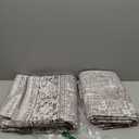 nunubaby Washable Pee Pads for Dogs, Stylish, Non-Slip and Leak-Proof Pee Pads. Reusable Potty Pads for Dogs for Crates and Floors.(Brown/Geo, 54" x54" ) (54x54 Inch (Pack of 2))