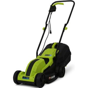 Simpli-Magic Lawn Mower, 13Inch Electric Lawn Mower Corded, 1300W Electric Powered, 3-Position Height Adjustment