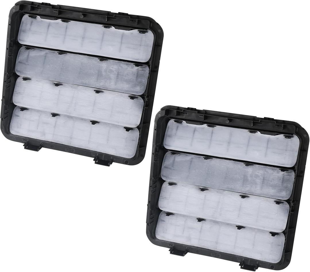 TQPONLY Update Body Side Aperture Exhaust Vents (2 Pcs) | Compatible with Dodge Ram Durango,Jeep Wrangler Gladiator Grand Wagoneer Cherokee | Replaces 68323649AB Rear Cab Air Pressure Vent