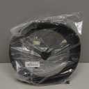 Microwave Splatter Cover Glass Cover Guard Lid with Collapsible Silicone for Food Pot Plate Cover 11.8 inch Black