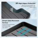 Mixsuper Custom Fit Cargo Liner for Acura RDX 2013-2018 Trunk Mat All Weather Rear Cargo Mat Trunk Liner Black