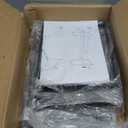 Expandable Cabinet Shelf Organizer Rack, Stackable Kitchen Counter Storage Shelves Stand, Adjustable Height Pantry Shelf Spice Rack (Black, 1 Pack) (7.08''D*13-20''W*8.27''H)