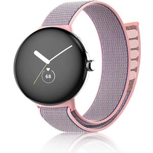kytuwy Pixel Watch Band-Shiny Stretchy Nylon Watch Bands Compatible for Google Pixel Watch, Adjustable Braided Sport for Google Pixel Watch Bands Women Men, Replacement Soft for Google Watch Band