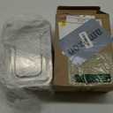 Fabbay Medical Surgical Trays 201 Stainless Steel Tray Dental Instruments Organizer Holder Sterilized Metal Box with Lid and Handle Grip for Medical Surgical Dental Instruments(9 Inch)