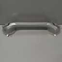 TAILI Shower Grab Bar 16 Inch Suction Cup Grab Bars for Bathroom, Removable Shower Safety Handle Heavy Duty Bathtub Grip for Seniors & Elderly, Strong Handrails No Drilling Waterproof, Silver