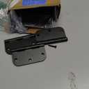 Door Hinges Matte Black - 12 Pack Black Door Hinges 3.5 Inch Rounded Interior Door Hinge with 5/8" Radius Corners - Black Hinges for Doors 3 1/2 Inches Flat Iron Residential Door Hardware