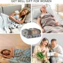 Get Well Gifts for Women Men After Surgery Recovery Blanket,Cancer Care Gifts Feel Better Get Well Soon Gifts for Women, at Least You Dont Have to Wear A Cone Grey Throw Blanket 60"x80"