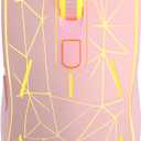 MageGee G6 Wired Gaming Mouse, Ergonomic USB Optical Mouse with 7 Colors Breathing LED Backlit, 6 Adjustable Speed Levels from 600 to 3200 for Laptop PC Computer Games & Work, Pink