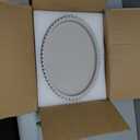 Oval Tray for Coffee Table Decor, 15" Concrete Tray, Table Centerpieces Decorative Trays for Home Decor, Modern Decorative Trays for Coffee Tables, Centerpiece Trays, Gray