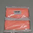 Coral Pink Metallic Foil Curtains Party Photo Booth Backdrop Wedding Girls Birthday Party Engagement Bachelorette Anniversary Bridal Shower Celebration Backdrop Decoration, 3.2 ft x 6.5 ft, 2pc