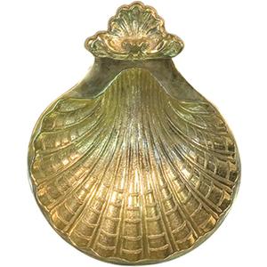 Sudbury Brass Baptismal Shell Keepsake, 5 1/ 2 Inch