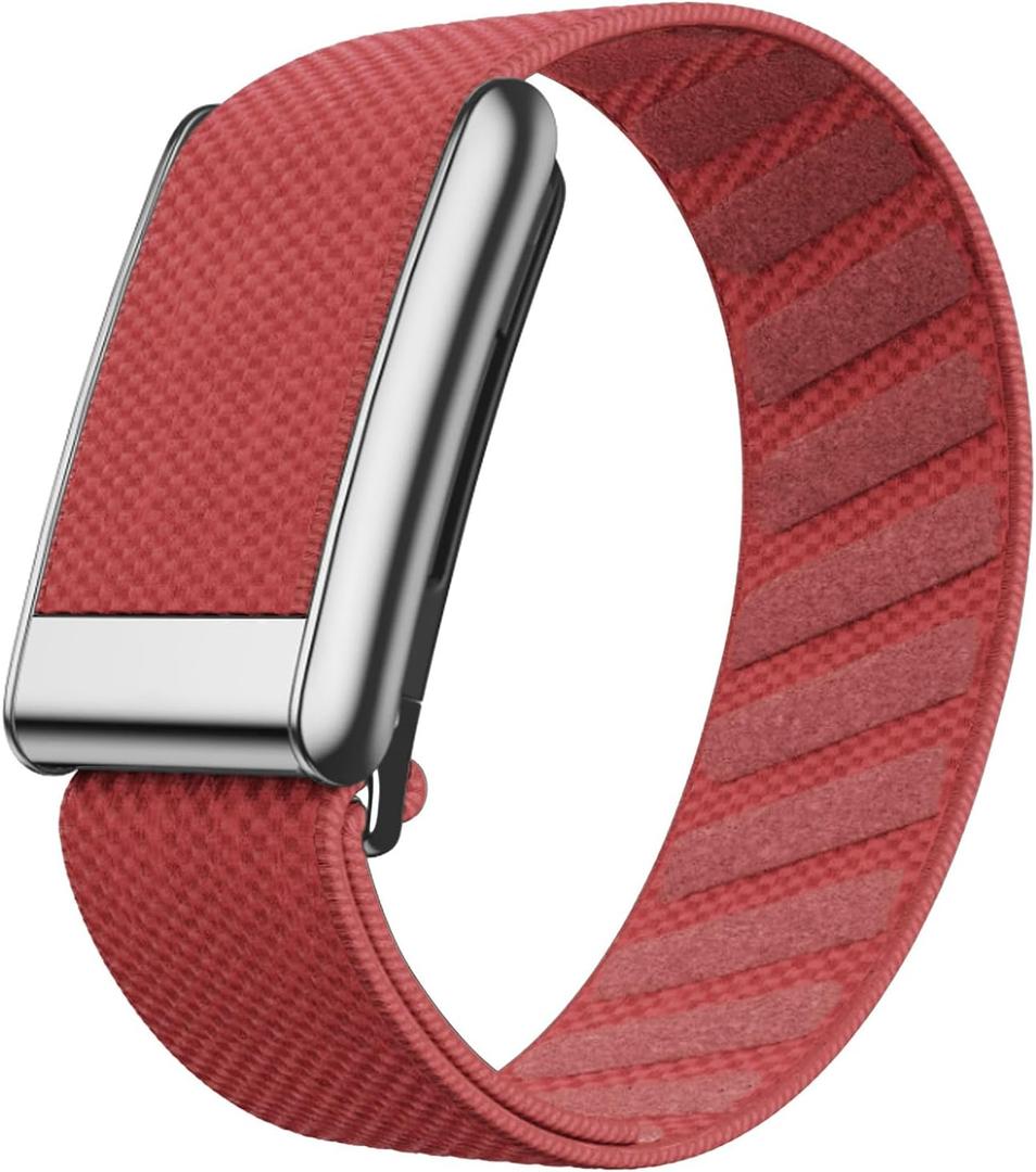 Replacement Wristband Compatible with Whoop 5.0(One+Peak) Whoop MG Life,Superknit Band with Whoop 5.0 (Rose Red)