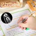 2 x Cat Pens, Animal Pattern Gel Pens, 8-Pack, 0.5mm Fine Point Black Ink, Quick-Drying & Smooth Writing for School, Note-Taking, Journaling & Office Use