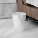 UUJOLY Plastic Small Trash Can Wastebasket, Garbage Container Basket for Bathrooms, Laundry Room, Kitchens, Offices, Kids Rooms, Dorms, (White, 1.8 Gallon/2 Pack)