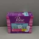 Poise Ultra Thin Incontinence Pads & Postpartum Pads for Bladder Leaks, 5 Drop Maximum Absorbency, Long Length, 36 Count, (LONG/NON-WINGED)