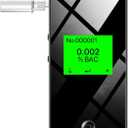 Breathalyzer, 2026 Upgraded Alcohol Breathalyzer Tester with USB Rechargeable & LCD Display, Portable Personal Breathalyzer for Home and Travel Use (Includes 10 Mouthpieces) (Black)
