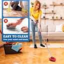 6 Pack Mop Replacement Heads Compatible with Oceda EasyWring Mop Microfiber Mop Refills, Replacement Microfiber Chenille, Easy to Replace,Deep Floor Cleaning and Machine WashableWhite) (For 1-Tank)