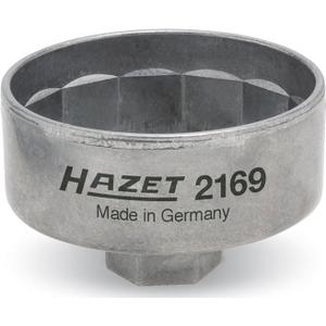 Hazet 2169 Oil Filter Socket - 14-Flute, 74.4mm