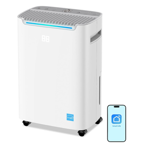 70 Pint Energy Star Dehumidifier, 4,500 Sq. Ft Quiet Smart Dehumidifier with Drain Hose, Auto Defrost, Humidity Control for Basement, Bedroom, Bathroom, Living Room & More Areas