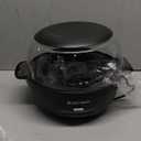 West Bend Stir Crazy Hot Oil Popcorn Popper, Popcorn Maker Machine with Large Serving Bowl Lid and Stirring Rod, 6 Qt, Black