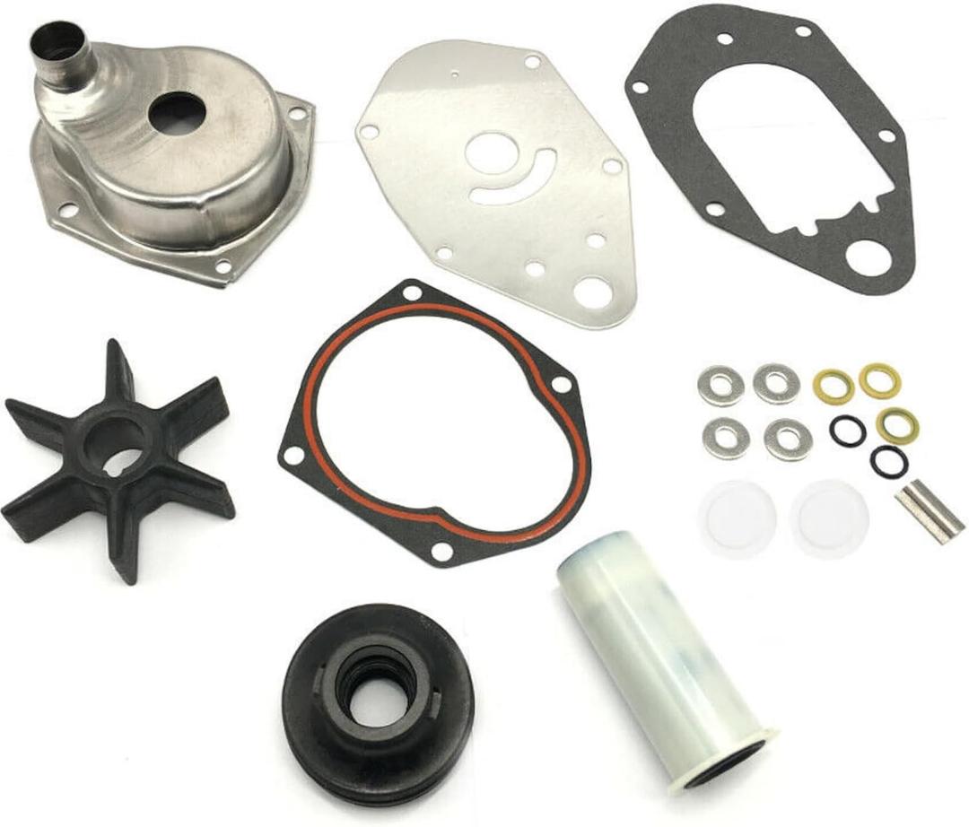 812966A12 Water Pump Impeller Kit for Mercury Marine 4 Stroke 30-60 HP Outboard Engines 46-812966A12 Sierra 18-3690
