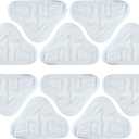 BlueStars 10-Pack H2OX5 Microfiber Steam Mop Pads Replacement  Compatible with H2O H20 Steam Mop X5  Washable & Reusable, Exact Fit for H2O X5 Steam Cleaners