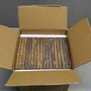 PETAFLOP Wooden Picture Frame 4x6 Bulk Set of 18, Brown Photo Frames Fits 4 by 6 for Wall or Tabletop Display