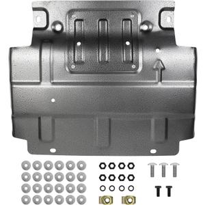 Engine Splash Guard Compatible with Ford F150 2015-2022 2.7 3.3 3.5 5.0 Underbody Shield Plate Replacement for FL3Z-5D032-A FL3Z-5D032-D FL3Z-5D032-E