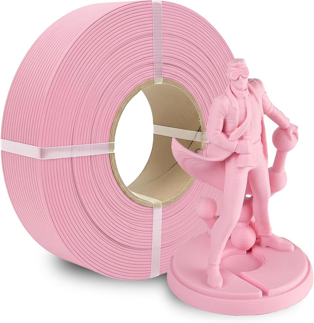 Polymaker Panchroma Refill Spool Matte Sakura Pink PLA 3D Printing Filament Refill, Compatible with All Reusable Spools and All Major FDM 3D Printers, Tangle-Free, Vibrant Colors, 1.75mm 1kg