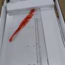 DWVO Large Vanity Desk with Mirror - RGB LED and Charging Station, Make up Vanity Mirror with 3 Lights Mode and Brightness Adjusted, Large Storage Space-10 Drawers, 3 Open Shelves, White